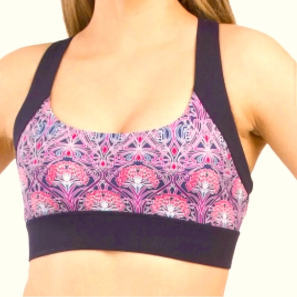 Greyson Nouveau Floral Devi Sports Bra XS NWT - Picture 2 of 5